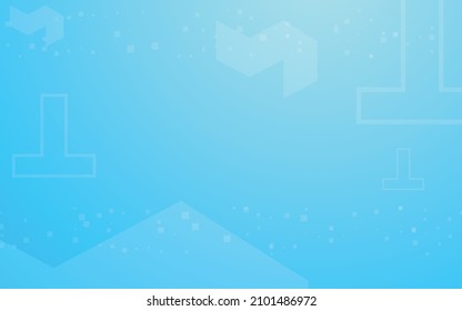 blue background, random minimalist abstract illustration vector for logo, card, banner, web and printing.