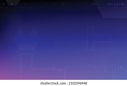 blue background, random minimalist abstract illustration vector for logo, card, banner, web and printing.