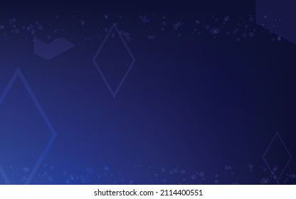 Fondo azul, vector de ilustración abstracta al azar minimalista para logotipo, tarjeta, banner, web e impresión.