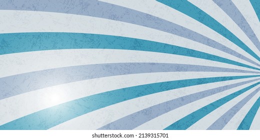 Blue background with rays. Abstract rays background. Vector background.