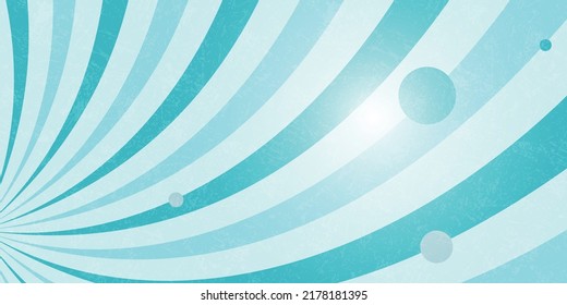 Blue background with rays. Abstract rays background. Vector background.