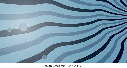 Blue background with rays. Abstract rays background. Vector background.