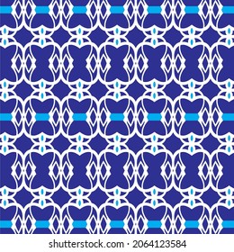 blue background with repeated align abstract line pattern for fabric and tile
