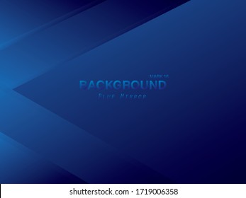 El fondo azul parece un reflejo de espejo.