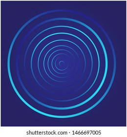 
Blue background with a rotating 3D circle