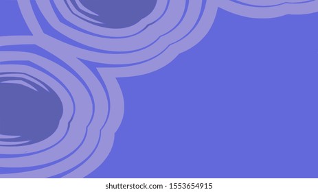 blue background, round on the left