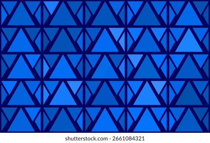 Fondo azul con tema de geometría transparente