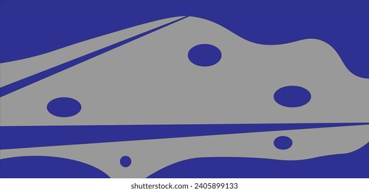 blue background background of the semicircle banner line there is a free place 