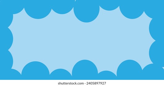 blue background semicircle banner there is a free place