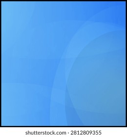 Blue background with semitransparent curved shapes and gradient effect