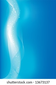 blauer Hintergrund. getrennte Ebenen, die in der Vektordatei enthalten sind.