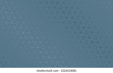 Fondo azul con un patrón geomático brillante