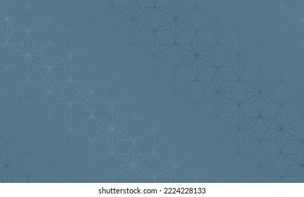 Blue background with shiny geomatric pattern