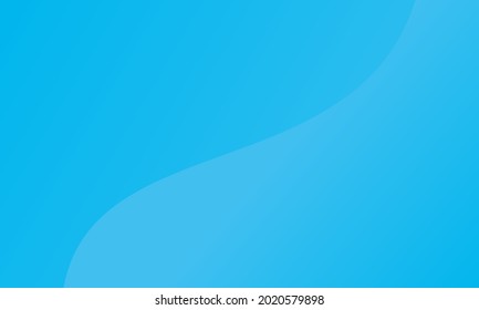 Blue background, simple and minimalist blue background design . vector illustration