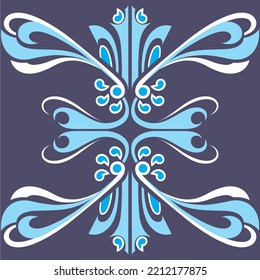 blue background with blue sky abstract shape