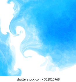 Blue, background, sky, watercolor