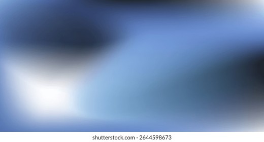 Blue background with a smooth light effect coming from the top modern