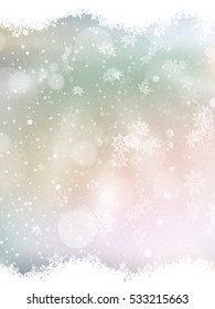 Blue background with snowflakes. EPS 10 vector file included