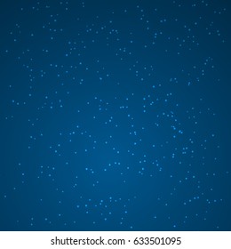 blue background with snowflakes, vector abstract illustration