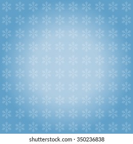 blue background with snowflakes, vector elegant illustration