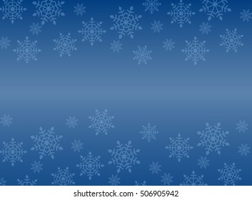blue background of snowflakes, winter, symbol, vector