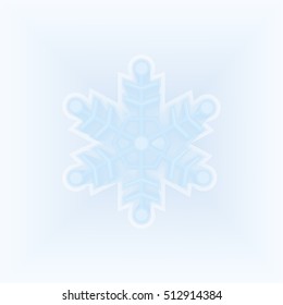 blue background of snowflakes, winter, symbol