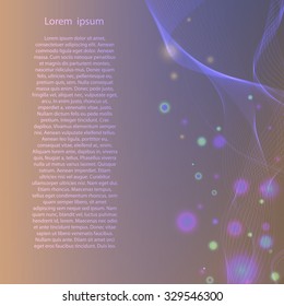  blue background with soft lines.  Scientific  background with circles.
