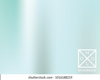 Blue background. Sparkly cover.  Abstract neon colors foil.  Trendy creative vector cosmic gradient. Mesh blue foil.  Creative neon template for banner. Iridescent print.