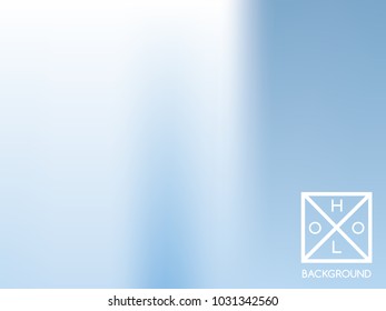 Blue background. Sparkly cover.  Abstract neon colors foil.  Trendy creative vector cosmic gradient. Mesh blue foil.  Creative neon template for banner. Vibrant print.