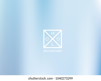 Blue background. Sparkly cover.  Abstract soft pastel colors backdrop.  Trendy creative vector cosmic gradient. Mesh blue foil.  Creative neon template for banner. Iridescent print.