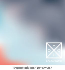 Blue background. Sparkly cover.  Abstract neon colors backdrop.  Trendy creative vector cosmic gradient. Mesh blue foil.  Creative neon template for banner. Vibrant print.
