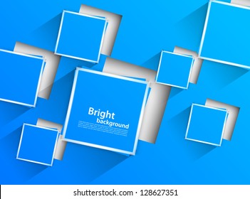 Fondo azul con cuadrados azules