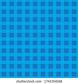 Blauer Hintergrund mit Quadraten. Nahtlose Textur.