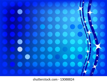 Blue Background with Stars