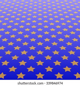 blue background with stars pattern