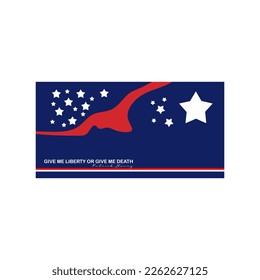 Blue background and stars and quotes that encourage veterans. Perfect for Veterans Day celebrations.