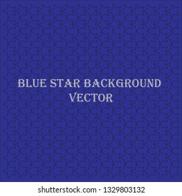 Blue background with stars - Vector