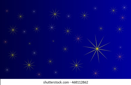 blue background with stars,starry sky