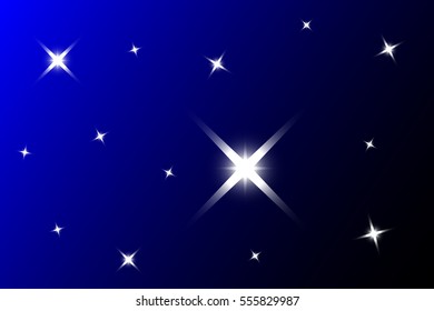 blue background with stars,starry sky