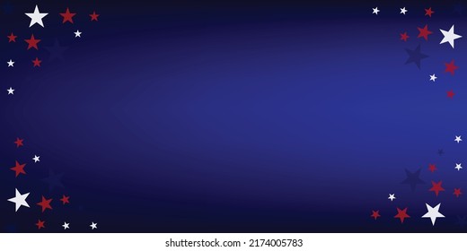 BLUE background with stars.vector illustration