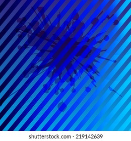 Blue background with stripe pattern