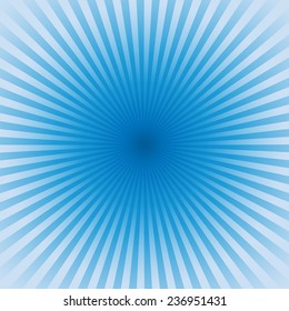 blue background : sunburst vector