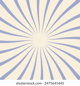 Superhéroe de fondo azul. Textura de gradiente de dibujos animados de superhéroes. Los rayos del sol estallan. Radiar el rayo solar, efecto ráfaga retro. Luz del rayo solar. Ilustración vectorial. Archivo Eps 85.