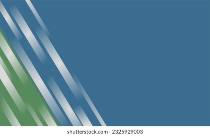 Blue background template concept with gray dotted diagonal stripes decoration.