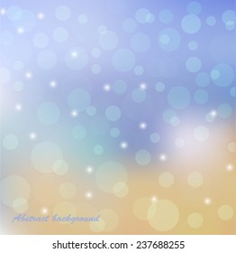 Blue background with text