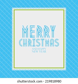 a blue background with text for christmas