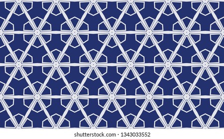 Blue background. For textile, holiday decoration,fabric,cloth,gift paper,prints,decor. Vector illustration