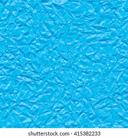 Blue background texture of auto traced crumpled paper. Vector illustration.
