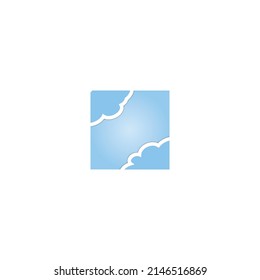 blue background with a touch of blue clouds