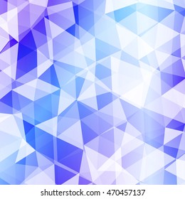 blue background transparent triangles. polygonal design. vector illustration. for the design of your business plans, presentations, wallpapers